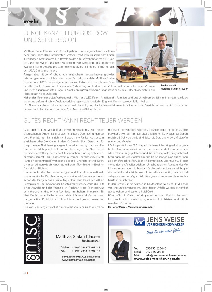 thema das Guestrowjournal - September 2016 - msc